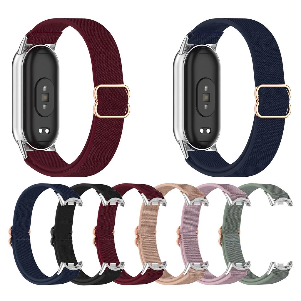 Adjustable Nylon Straps Watch Band Lightweight & Washable Accessory Fashionable Smartwatch Straps for Intelligent Band 9