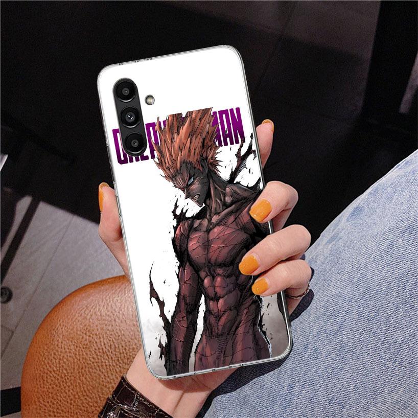 One P-Punch-Man Garou Phone Case For Samsung Galaxy A17 A16 A15 A14 A13 A57 A56 A55 A54 A53 A37 A36 A35 A34 A33 A26 A25 A24 A23