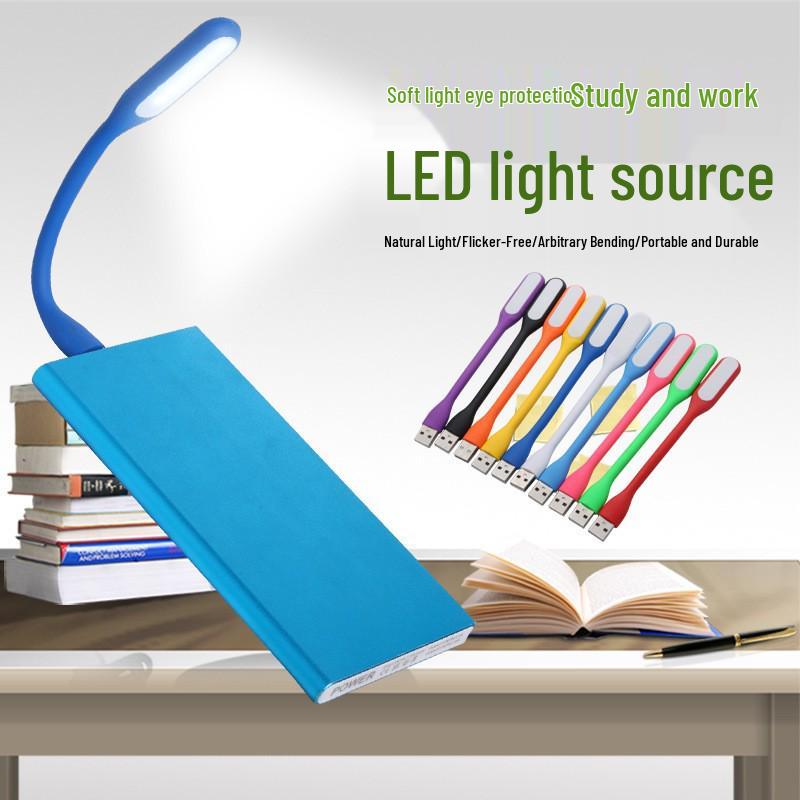 Portable USB LED Eye-Protection Night Light - Energy-Saving Desk Lamp