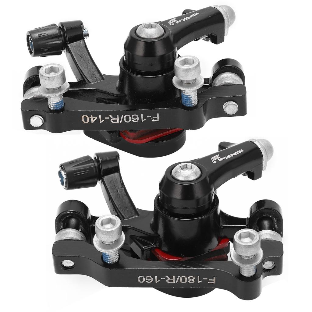 Bicycle Square Front and Rear Disc Brake Calipers Aluminum Alloy Mechanical Bicycle Brake Calipers Brake Components