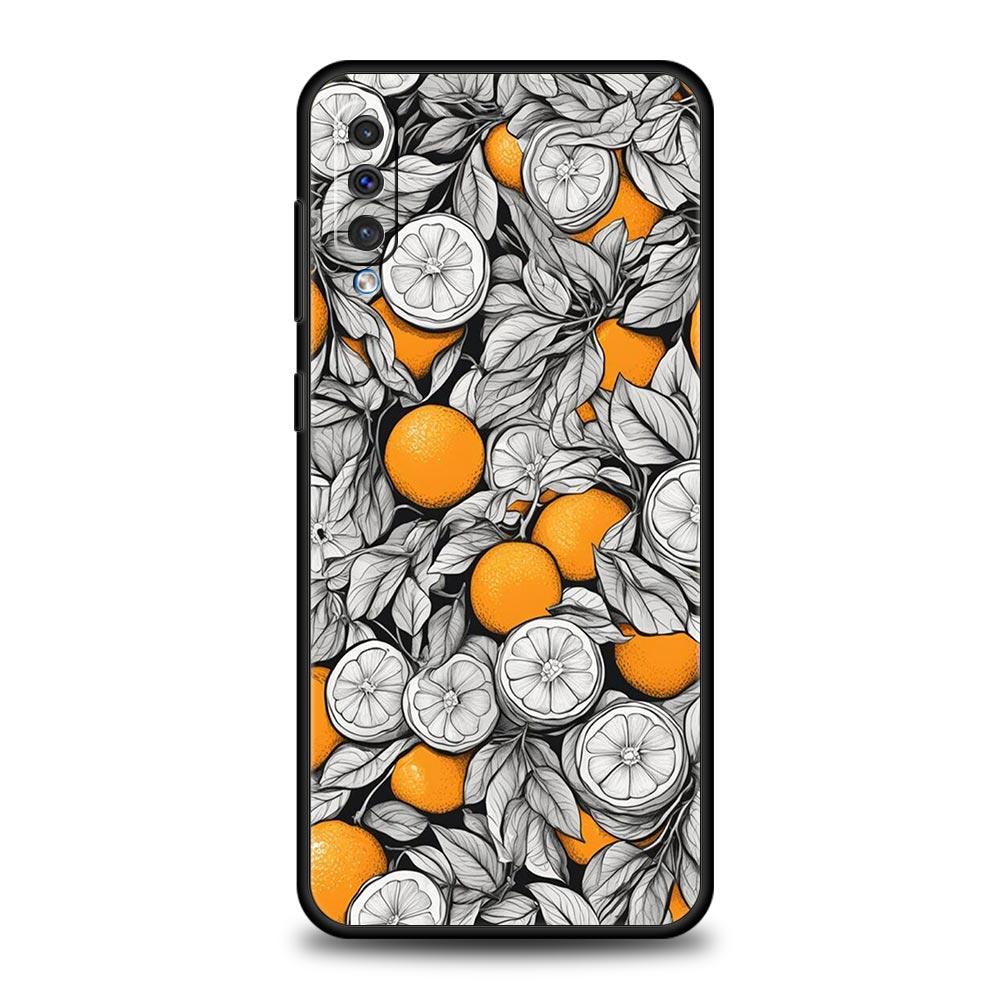 Summer Fresh Fruit Lemon Print Phone Case for Samsung Galaxy A56 A36 A26 A16 A34 A24 A42 A22 A20 A12 A40 A30 A10 Soft TPU Cover