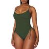 Women's Fashion Sexy Solid Color One-Piece Bikini Beach Swimsuit