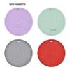 High-Temperature Resistant Silicone Placemat - Non-Slip, Waterproof, Easy Clean Coaster & Pot Pad.