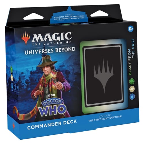 Magic the Gathering Колода Командира Доктор Кто, Вторжение из прошлого, Английская версия, Коллекционная карта MTG, Wizards of the Coast, D23630000