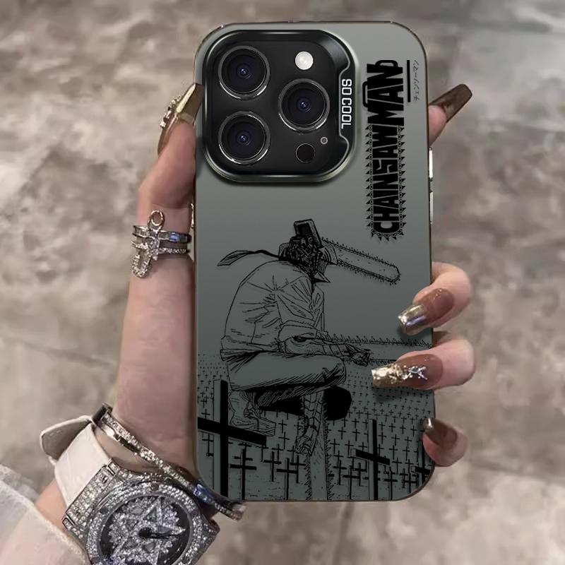 

Phone Case Cool Anime Chainsaw Man for Oppo Reno14 Reno13 Reno12 Reno11 Reno10 Reno8 Reno7 Reno6 Z F T Pro Plus Matte Back Cover Reno5