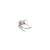 Personality Design Spider Ear Cuff Non-Piercing Earrings Trendy Cool Punk Gothic Metal Unique Ear Clip for Wome Men Jewelry