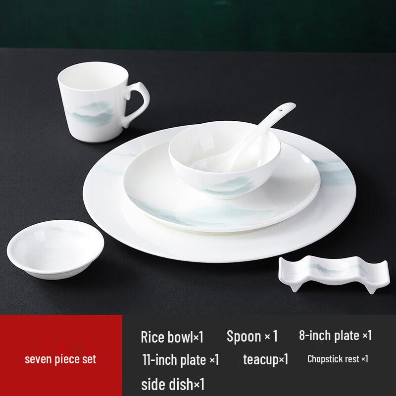 Luxury Chinese Ceramic Tableware Set