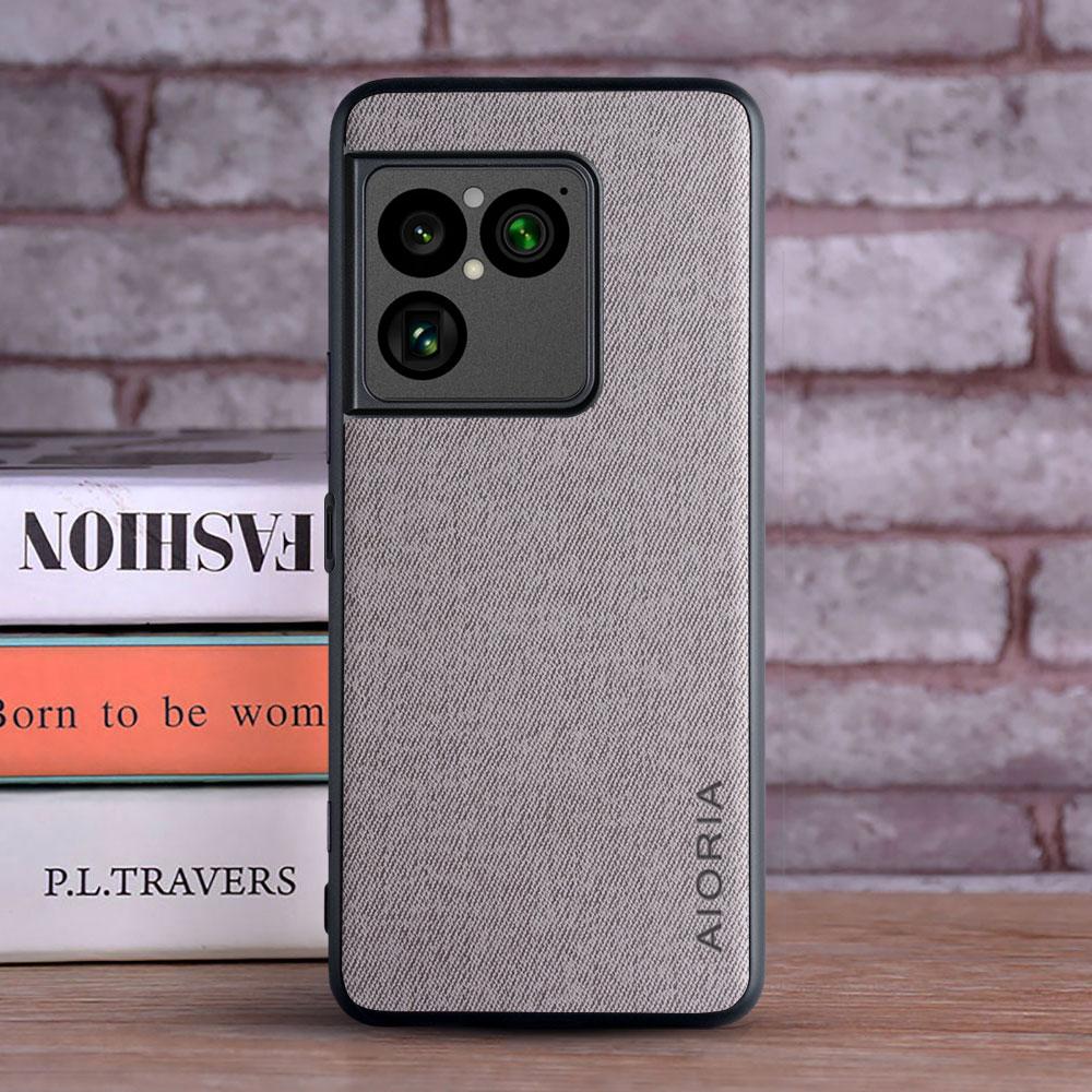 Hülle für Sony Xperia 1 VIII Textilleder Mode Weiches TPU Hartes PC 3-in-1-Material für Xperia 1 VIII Hülle funda Coqua