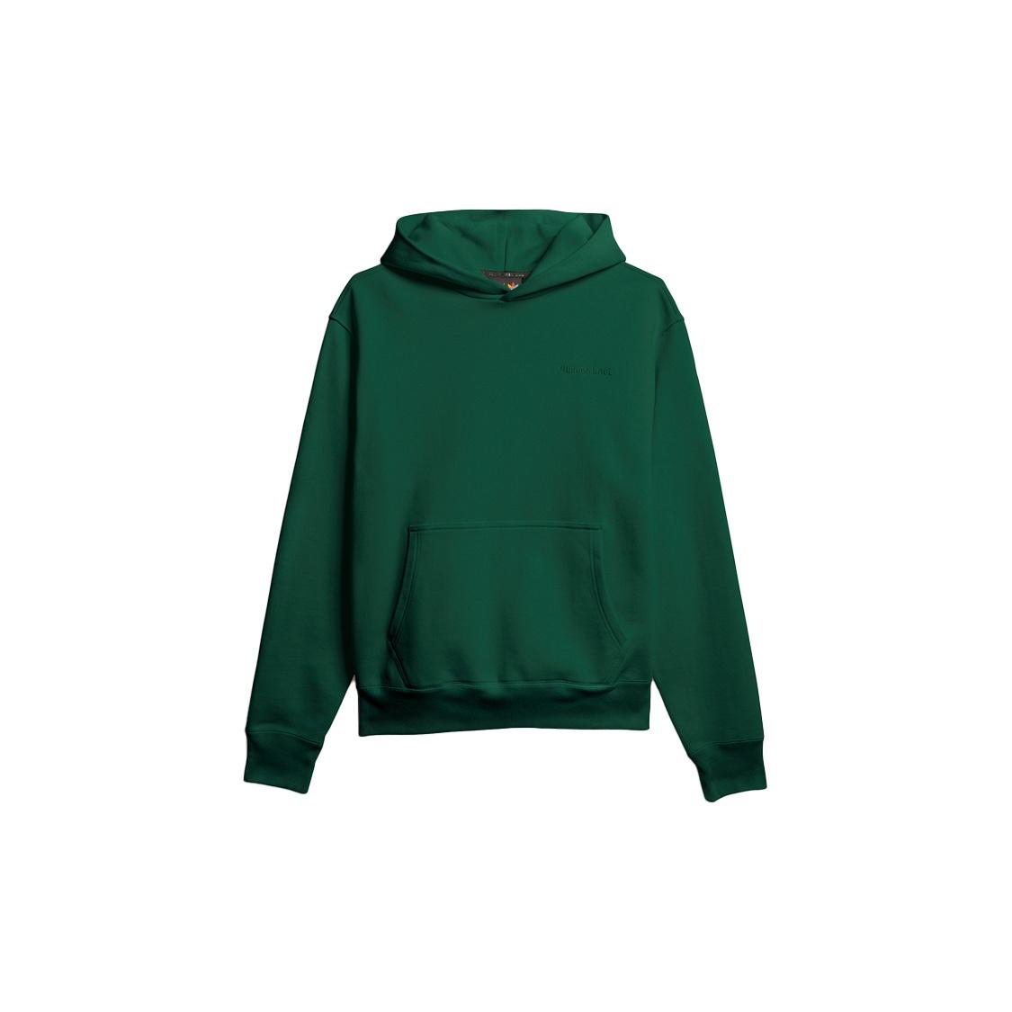 adidas originals x Pw Basics Hood Embroidered Monogrammed Hooded Sweater Unisex Green GM1944 S