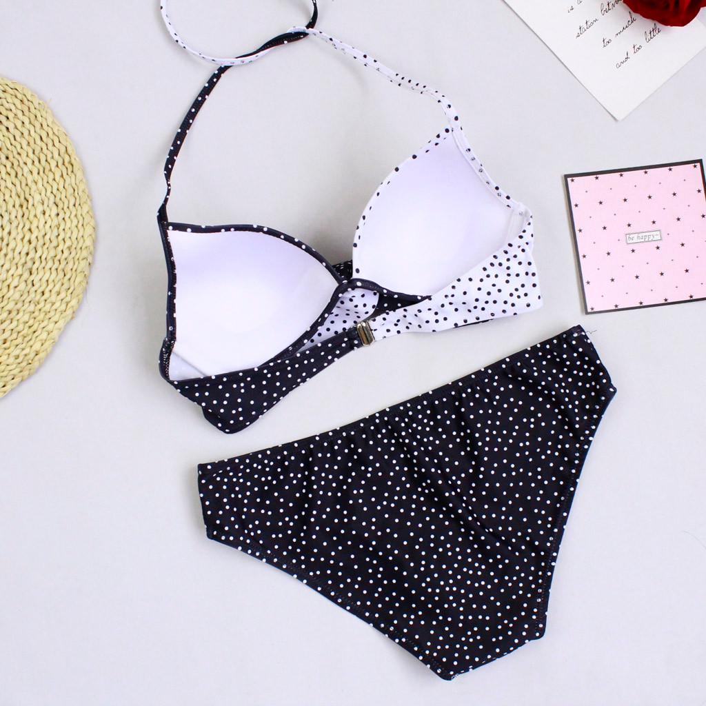 Womens Padded Push-up Bra Bikini Set Swimsuit Bathing Suit Swimwear