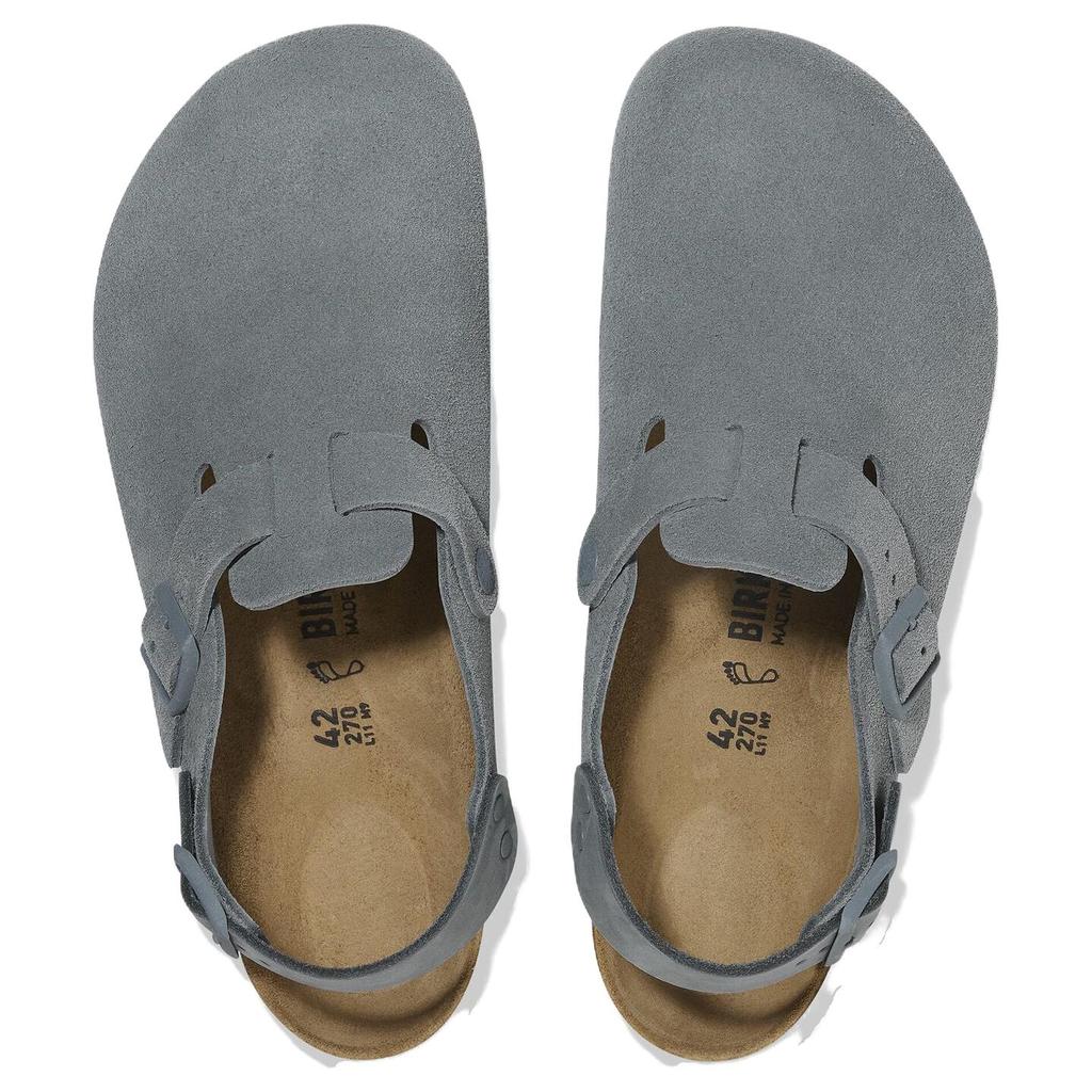 Birkenstock Tokio Suede Minimalist Fashion Low-Top Casual Shoes Unisex sneakers Gray 1029217