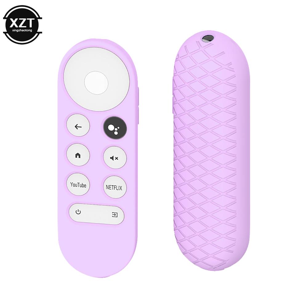 NEWEST Non-slip Soft Silicone Case For Chromecast Remote Control Protective Cover Shell for Google TV 2020 Voice Remote Control