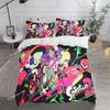 Fashion Game Splatoon Bedding Sets Comforter Duvet Cover Pillow Case Sets Single Double Large Size Bedroom Decoration029