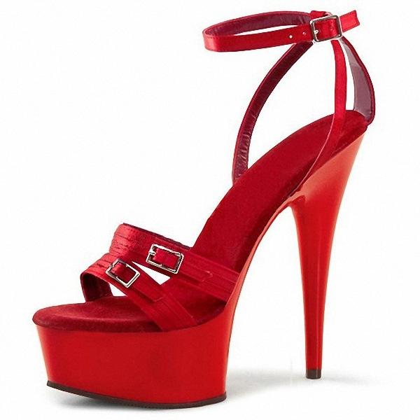 2025 summer new sandals women's water platform platform platform one-word buckle strap high-heeled yarn cloth surface crystal wedding shoes