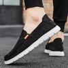 2025 ****** new old ******* cloth shoes men's breathable s**t sole one pedal non-slip lightweight casual canvas shoes
