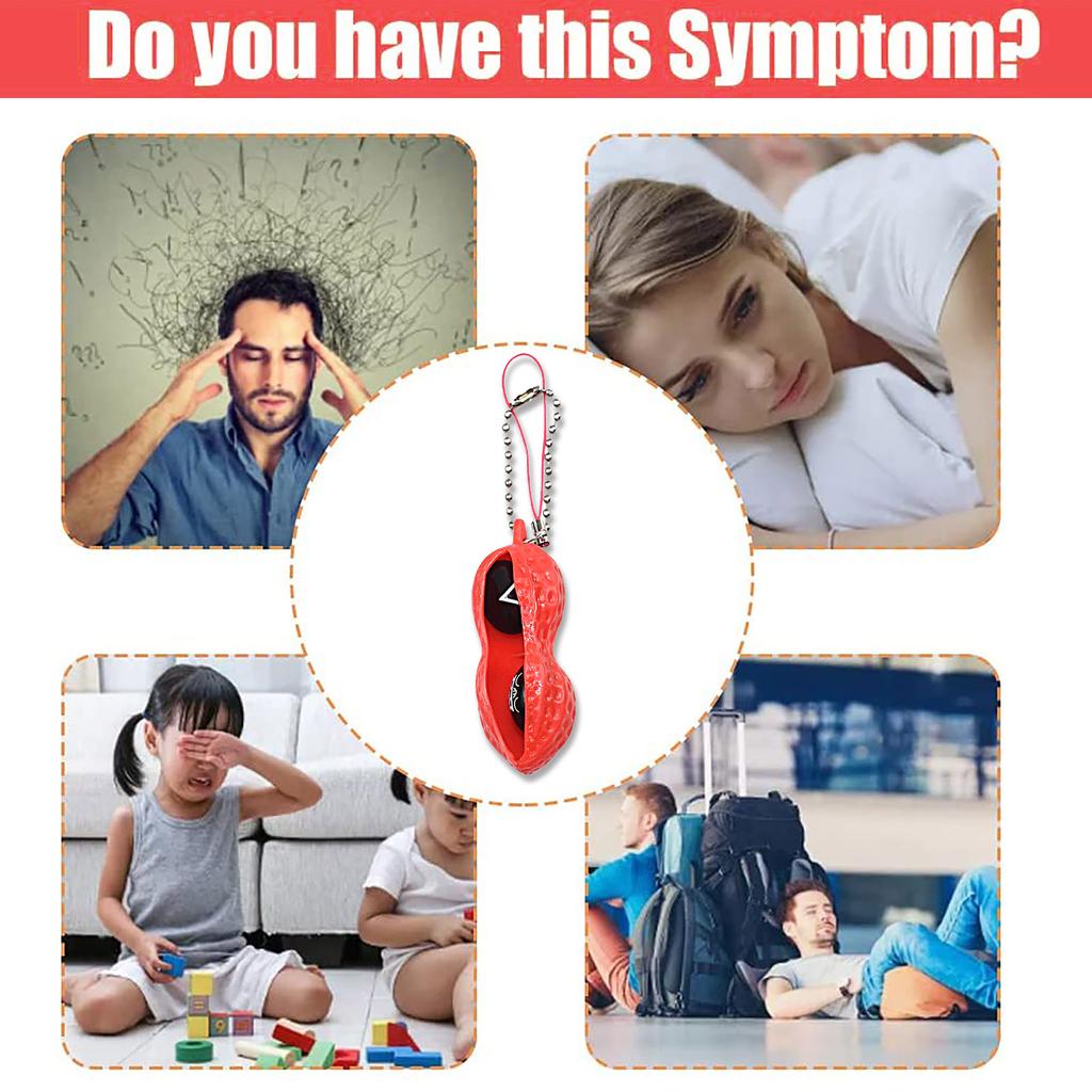 Squeze-Bean Stresová Hračka Hračky pro Úlevu od Stresu Klíčenka Zlepšuje Soustředění