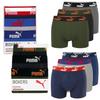 Puma Bokserki Męskie 6 Sztuk Majtki Bawełna Khaki Navy Mix
