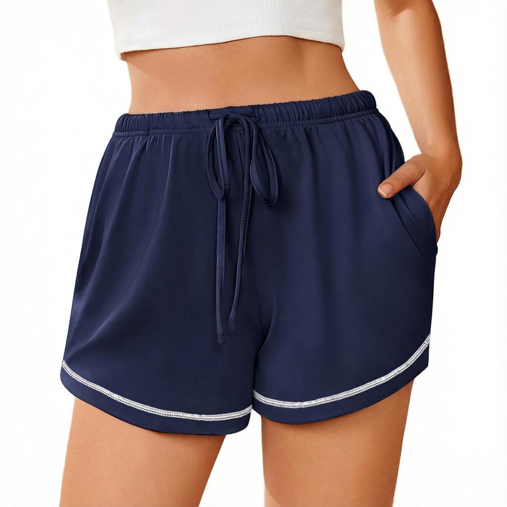 Summer Shorts For Women Casual High Waist Wide Leg Shorts