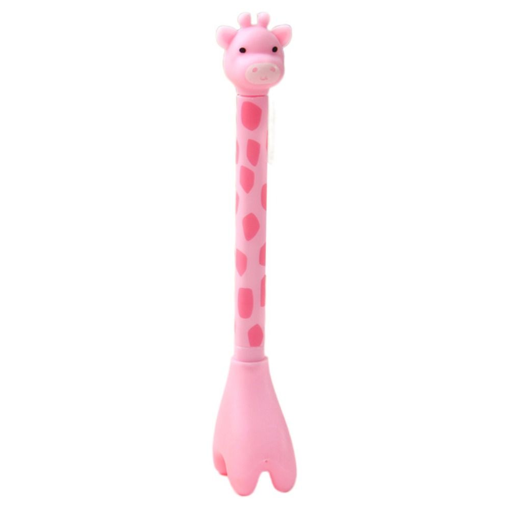 Kawaii Standing Giraffe Pen Pretty Aesthetic Cute Writing Pen Stationery Giraffe Gel Pen  Kids