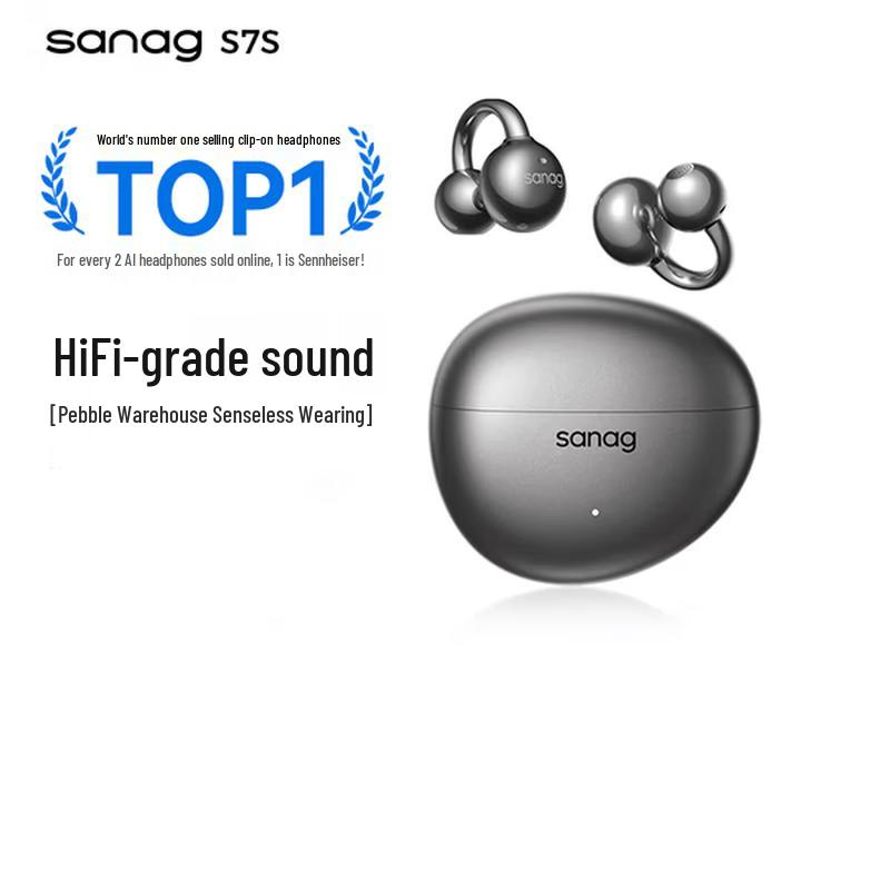 SANAG S7S AI Ear-Clip Bluetooth Sports Earbuds