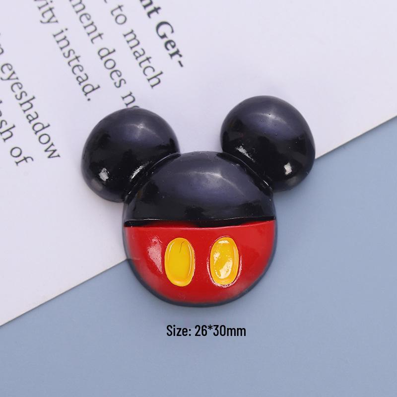 Mickey Mouse DIY Resin Stickers & Accessories: Phone Case, Hair Clip, Pendant, Brooch, Magnet