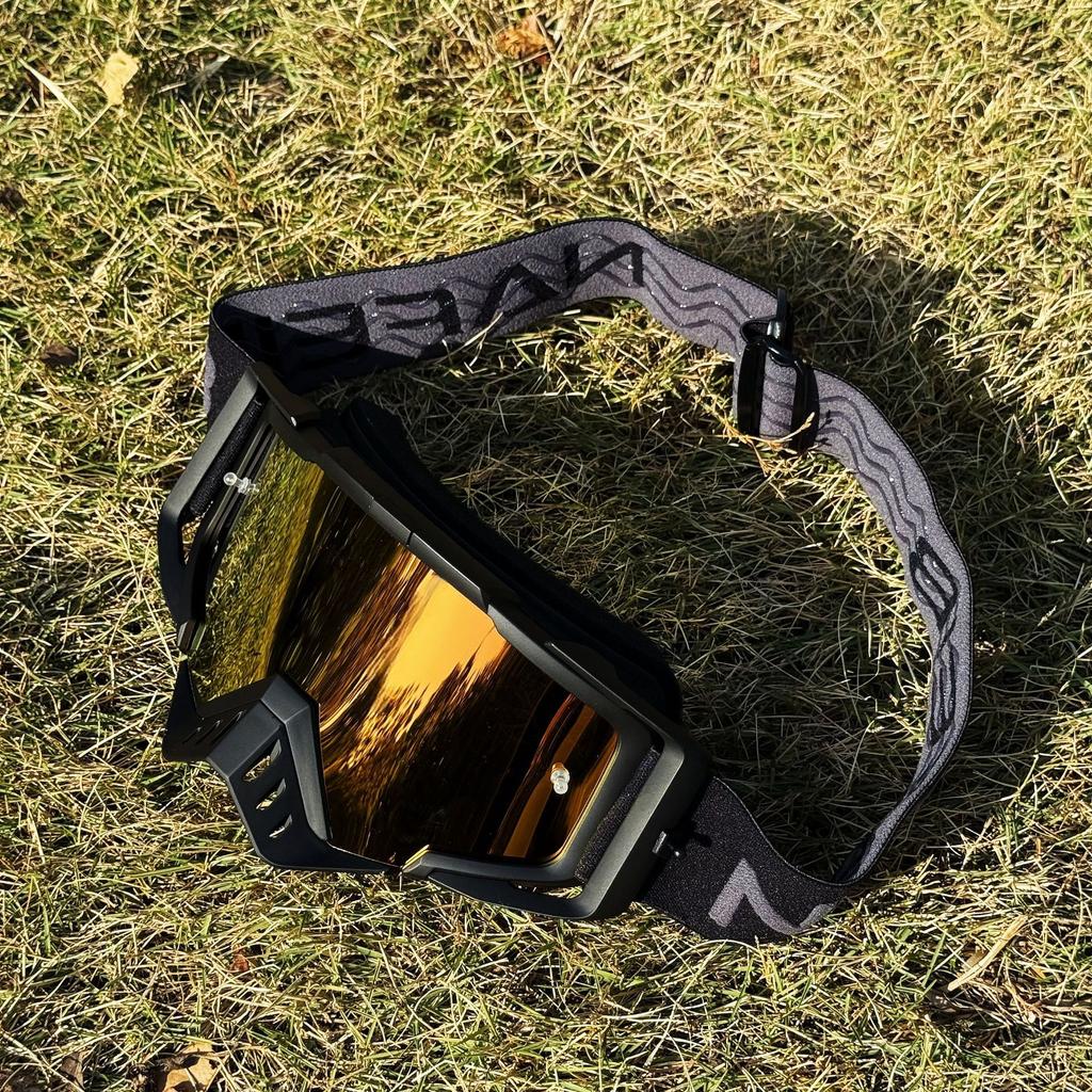 High-quality motorcycle riding goggles, UV protection, dustproof, off-road helmet goggles, downhill windproof glasses