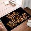 Horror Pumpkin Door Mat Halloween Theme Entrance Door Mat Home Door Decoration Front Door Welcome Mat Living Room Bedroom Carpet