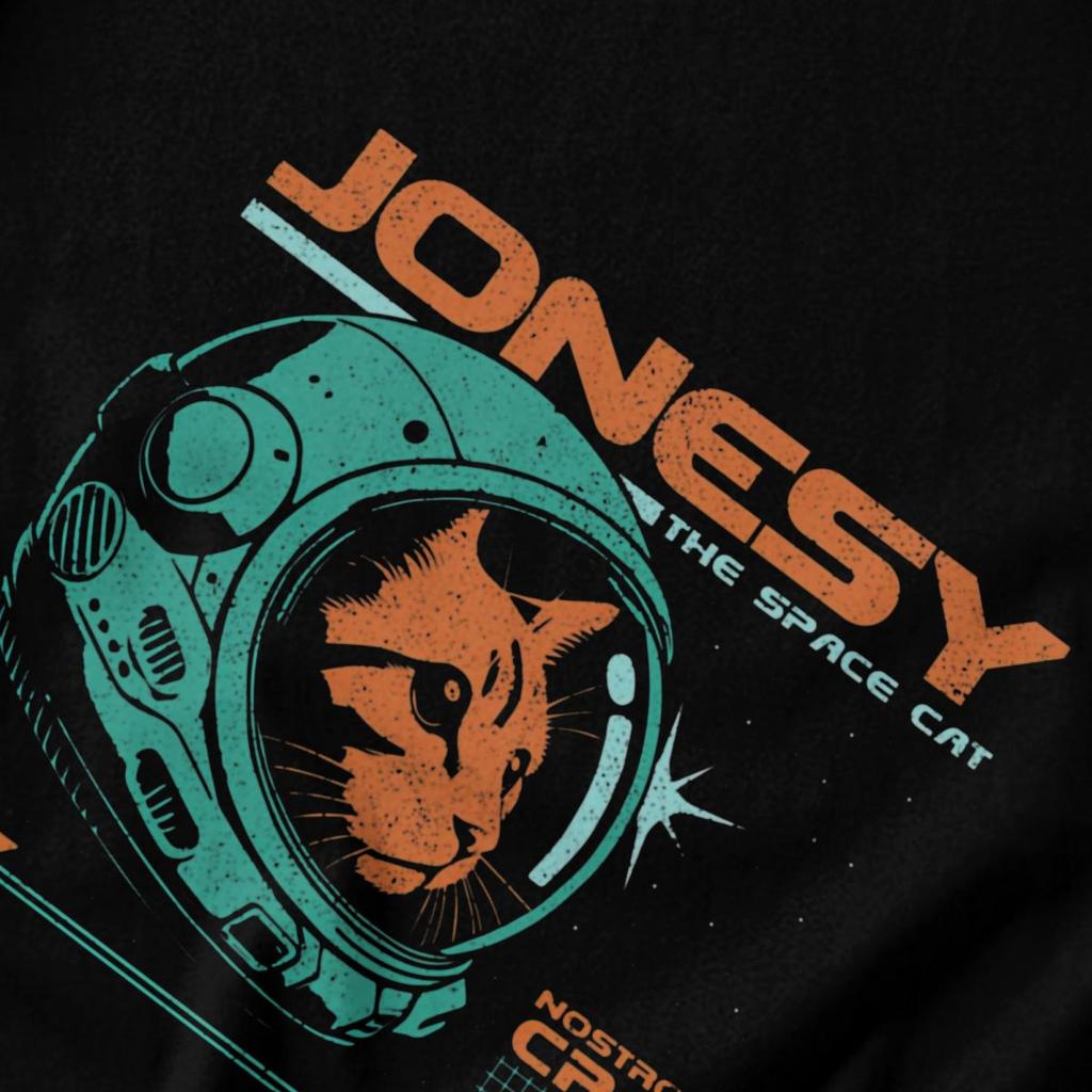 Men T Shirt Jonesy  Surviving Nine Lives Aboard The Nostromo Awesome Idea Y2K Graphic Short Sleeve Unisex Clothes T Shirts
