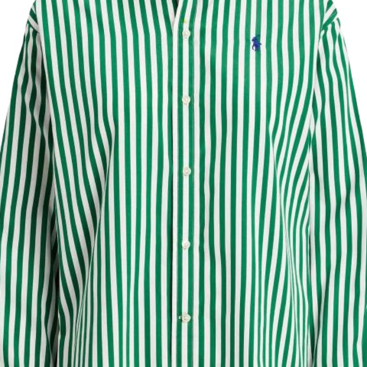 Camicia a maniche lunghe a righe con bottoni, vestibilità larga, da donna Polo Ralph Lauren 211910743-029