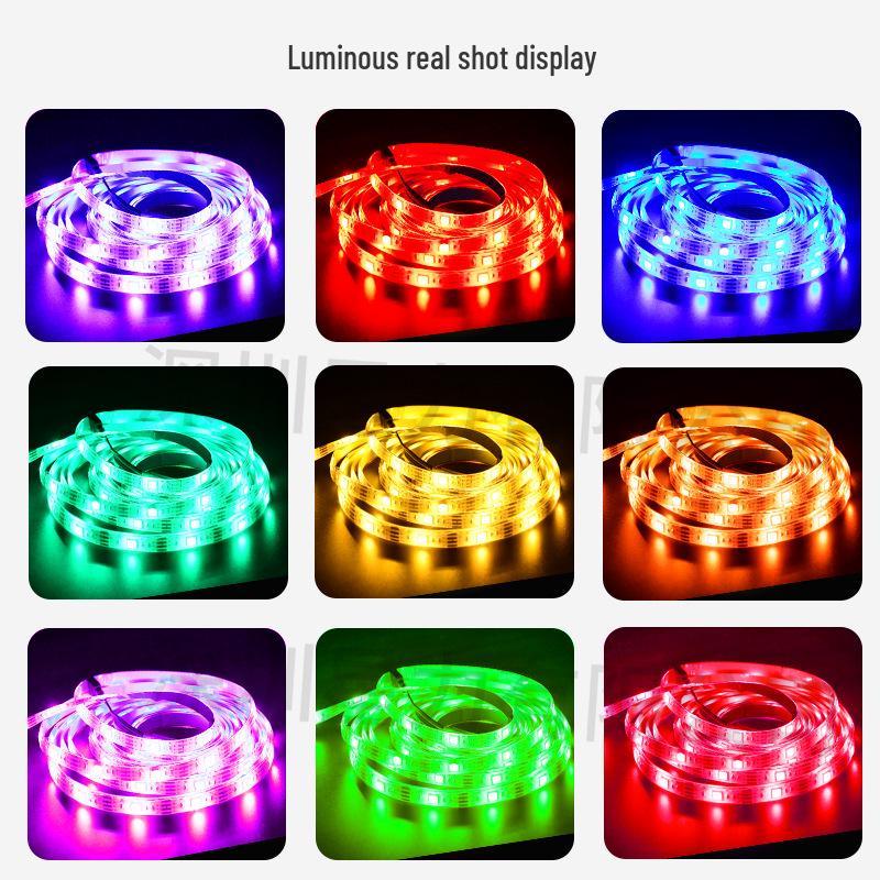 RGB Furniture Light Strip – USB 5V, 30 LEDs, Flexible for Esports Tables, Chairs & Bedside Atmosphere Lighting