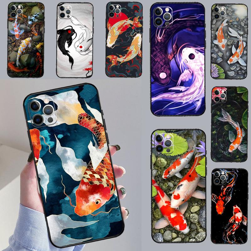 Koi Fish Carp Funda For Xiaomi Redmi Note 14 13 10 11 12 15 Pro Plus Case For Redmi 15C 14C 10C 12C 13C 15