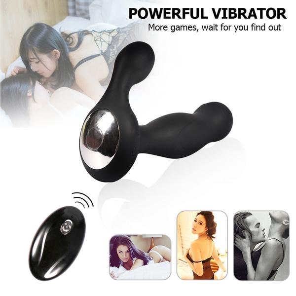 Wireless Charging Prostate Massager Anal Stimulation Anal Plug Vibration Masturbation Device