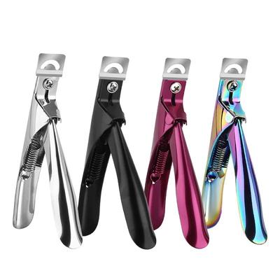 Coupe-ongles en acier inoxydable de Type U, coupe-ongles pour ongles en acrylique, outils de pédicure, Coupe professionnelle, Capsule, 1 pièce