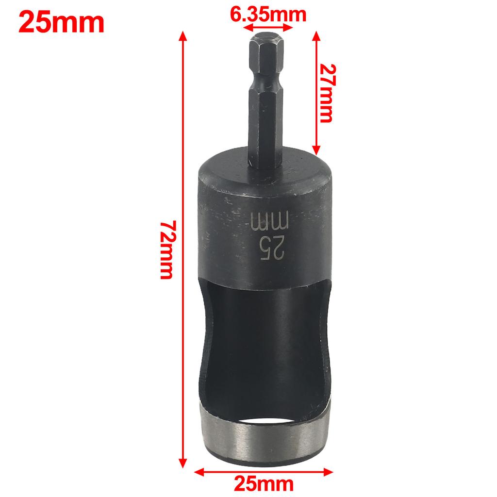 Hex Shank Leather Hole Punch Adapter Electric Machine Hollow Punch For Drill Cardboard Leather Belt Hole Punch Set