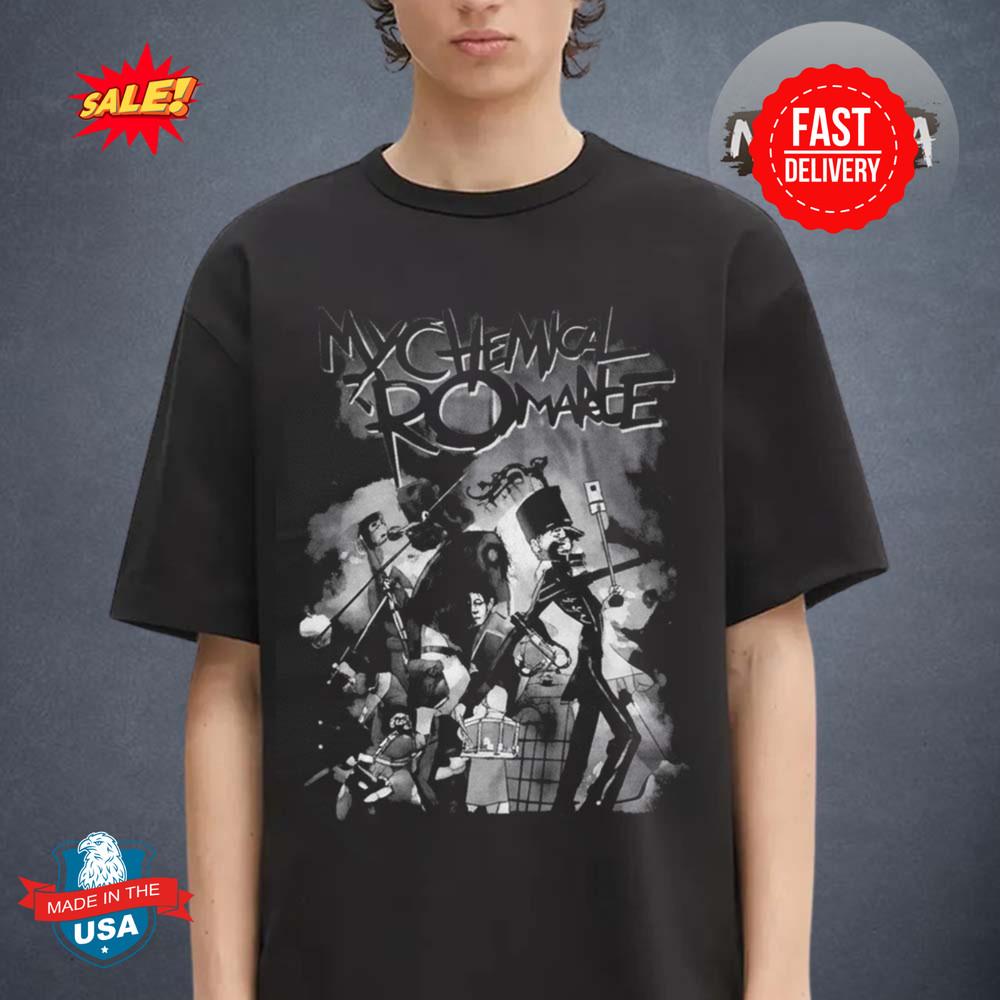 Мерч My Chemical Romance Футболка унисекс The Black Parade March 4XL