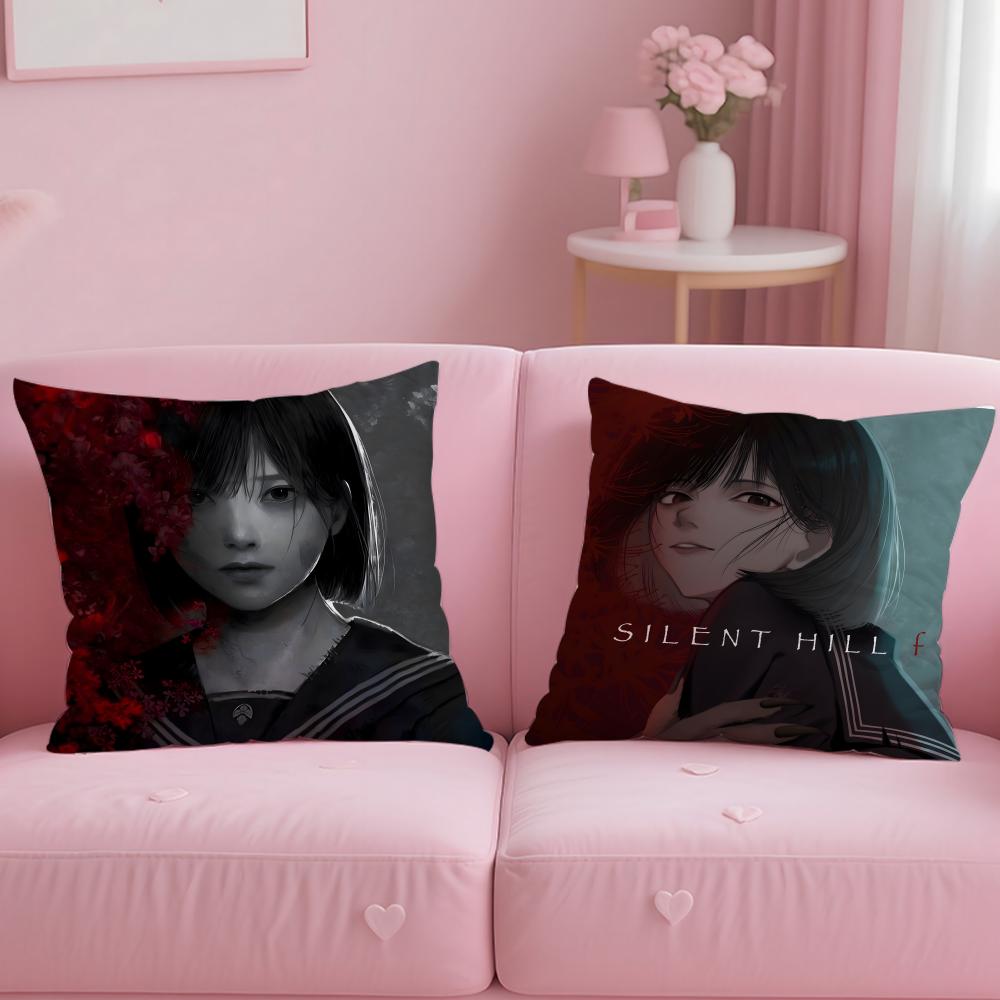 SSilent Hills Game Horror Cushion Cover Comfortable Reversible Pillow Cover Ideal For Car Sofa Bedroom & Beyond