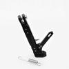1Pcs Black Cnc Motorcycle Adjustable Side Tripod Holder Foot Kick Stand Support