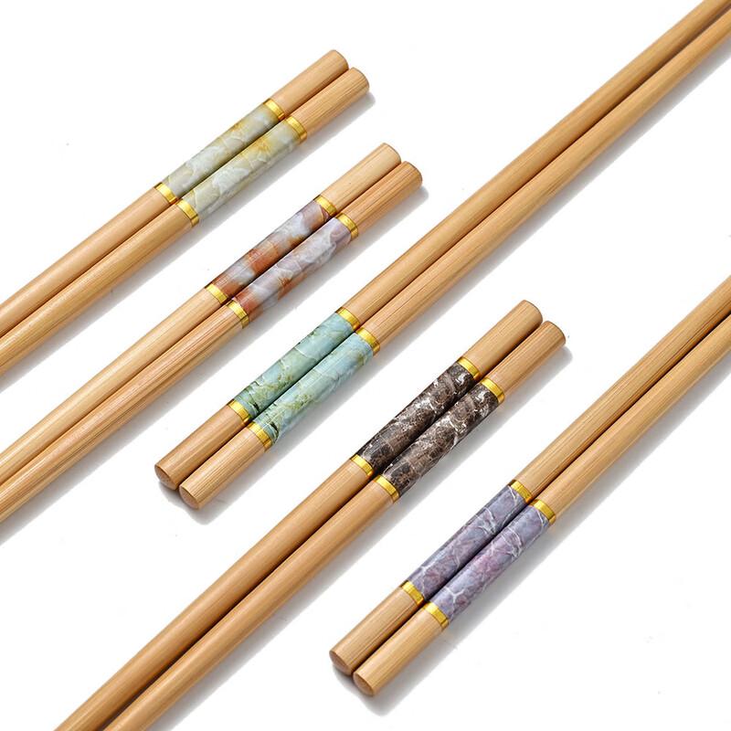 Pabei Marble Pattern Bamboo Chopsticks