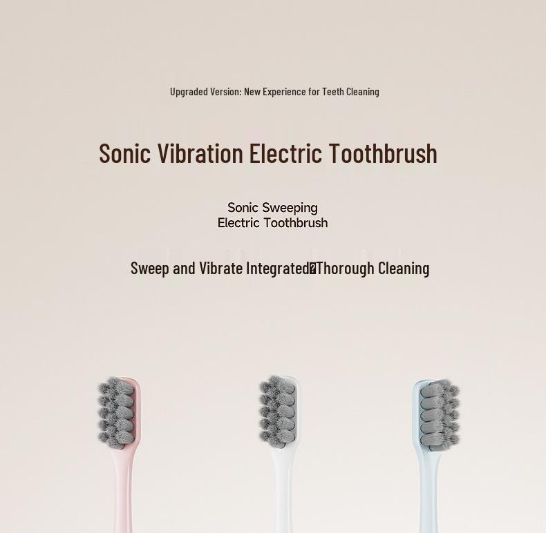 Portable IPX7 Sonic Electric Toothbrush, Waterproof & Travel-Friendly with Gum Care