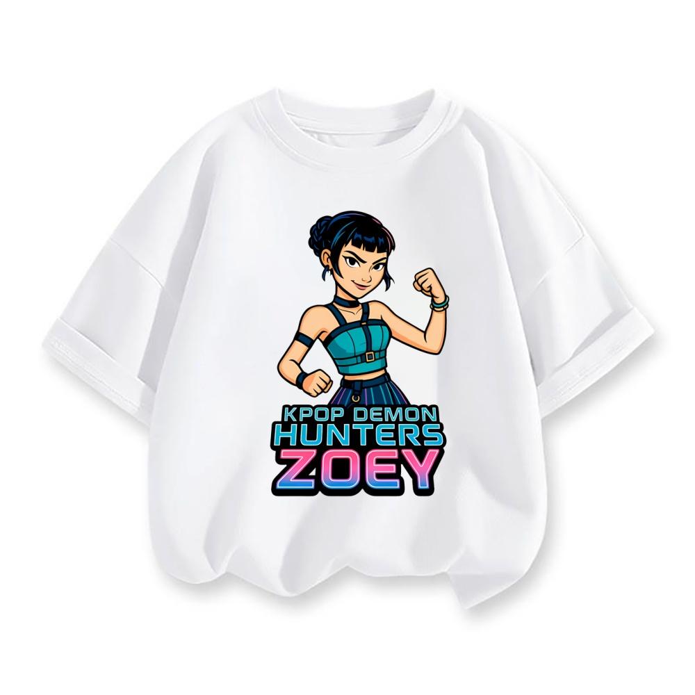 Fashion Movie Kids T-shirt KPop Demon Hunters Funny Gift for Fans Tshirt K-Pop Demon Hunters Clothes Cool Girls Tee Summer Top