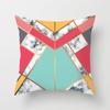 Ins Marble Geometric Print Square Pillow Cover Sofa Cushion Cover