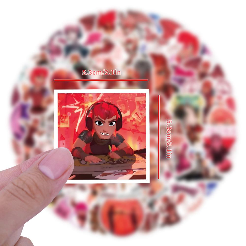 60 New Cartoon Nimona Graffiti Stickers Personalized Decorative Guitar Notebook Suitcase Waterproof Stickers