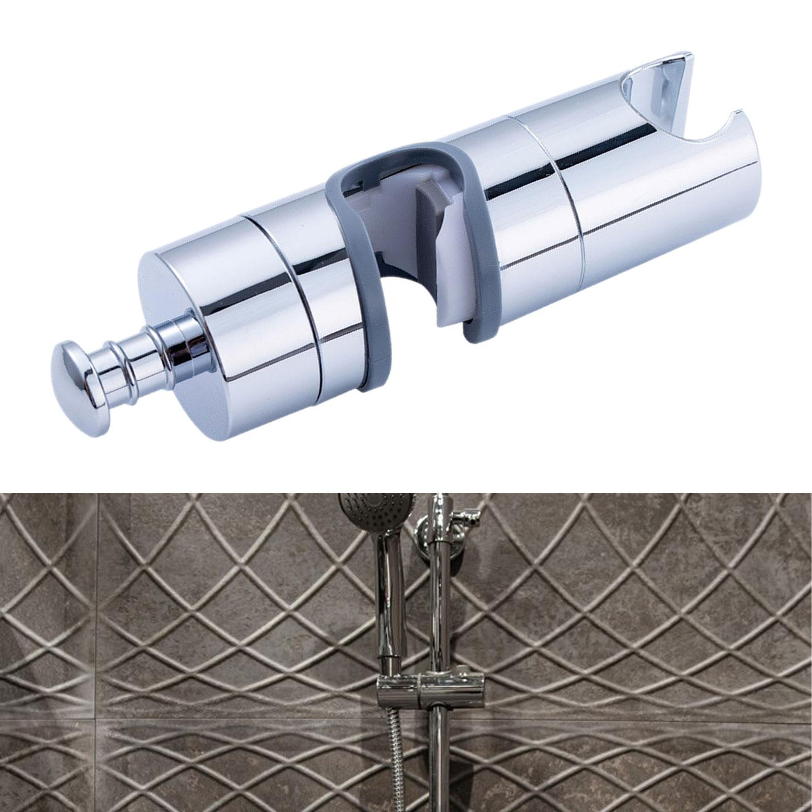 

Регулируемый кронштейн для душевой лейки для ручного распылителя - надежное крепление на трубке серый