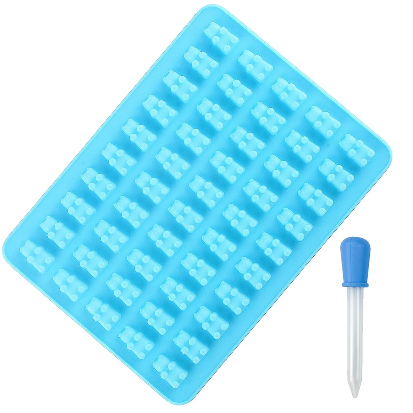 

DEVENTORZ Конфеты Мармеладные мишки Шоколад Силикон Шоколадная Сладкая Форма с 1 Силиконовой Формой для Выпечки Торта Кухонное Ремесло Термостойкая Форма, Форма, Форма, Форма, Пипетка,