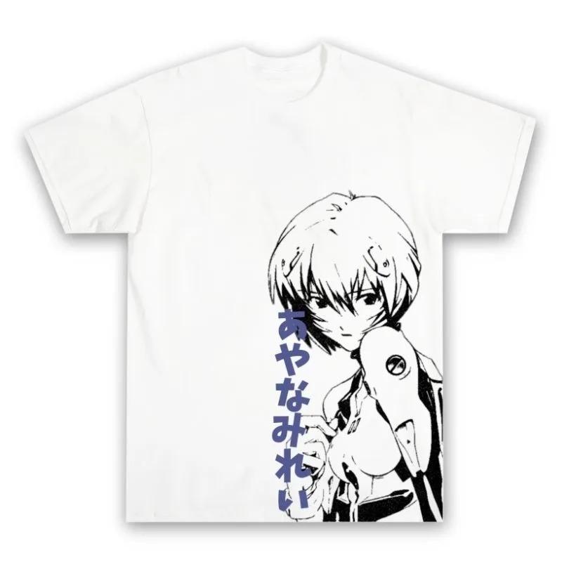 Neon Genesis Evangelion Ayanami Rei Asuka Stile Classico T-shirt a Manica Corta 2026 Estate Uomo Donna Cotone Tee Top