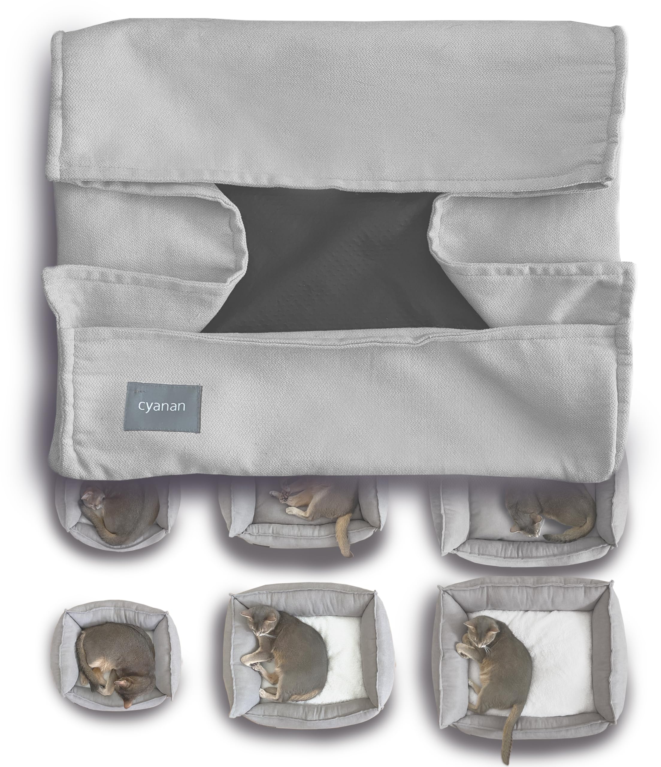 

Циановый кот Если ваш кот такой, то Спите спокойно, как мама, с этим Кровать обеспечивает надежную поддержку и уютный Чехол и сменный чехол дополняют любой