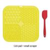 Silicone Lick Pad Slow Feeder Mat with Suction Cups, Food-Grade Pet Feeding Placemat