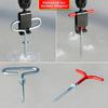 Quick Setup Ice Anchor Drill Adapter Heavy Duty Anti-Rust Power Drill Chuck Durable Ice Fishing Tent Stakes