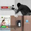 Universal Anti-theft Video No Drilling Ring Doorbell Bracket, Camera Doorbell Door Installation Non-blocking Plug Sensor