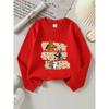 European sizes Girls' Egyptian Gods & Hieroglyphs Hoodie - Soft Round-Neck for Playdates & Parties, Casual Ancient-Themed Wear
